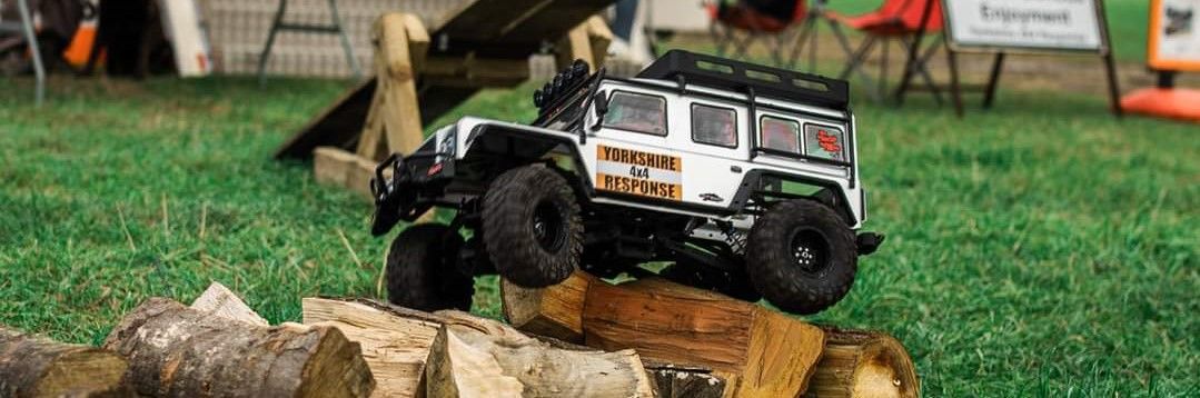 Radio controlled 4x4 vehicle on the Yorkshire 4x4 Response show stand